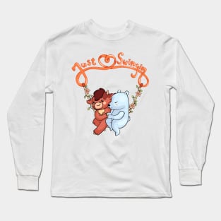 Just Swingin' Bull & Bear Long Sleeve T-Shirt